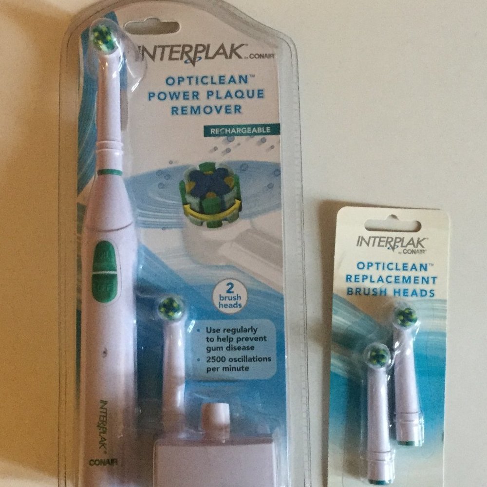 Conair Rechargeable Cordless Toothbrush Plaque Remover